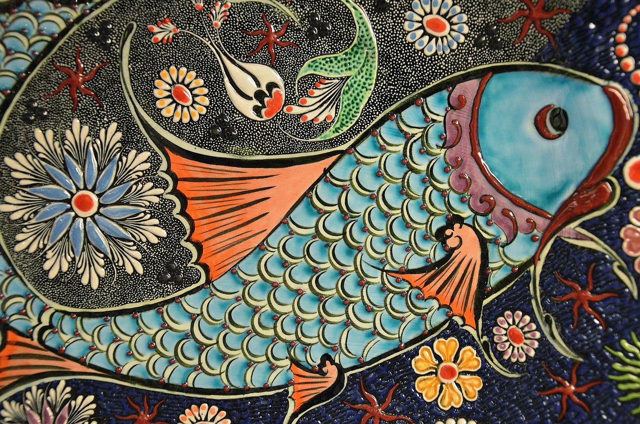 Home mosaic, nature, fish, tile, beautiful flowers, art, flower background, flower wallpaper, ceramic, colorful, decorative, design, orient, artwork, pattern, artistic, colored, pencil, colours, flowers